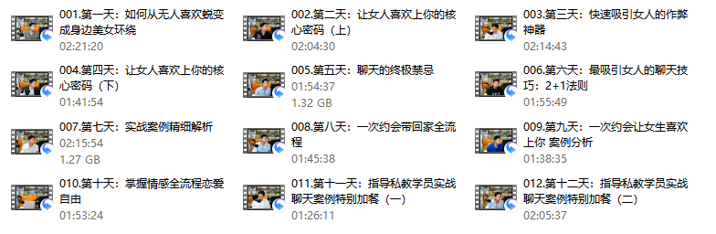 天马情感《一次顶十年》情感特训营 - 文章缩略图