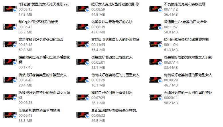 本渡情感《好老婆全案》20节 - 文章缩略图