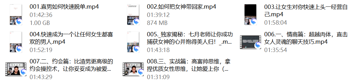 七分学堂《七月情商课》-男性情感